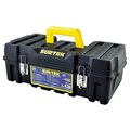 Surtek 21" Compact Plastic Toolbox With Metal Latches CPSC20